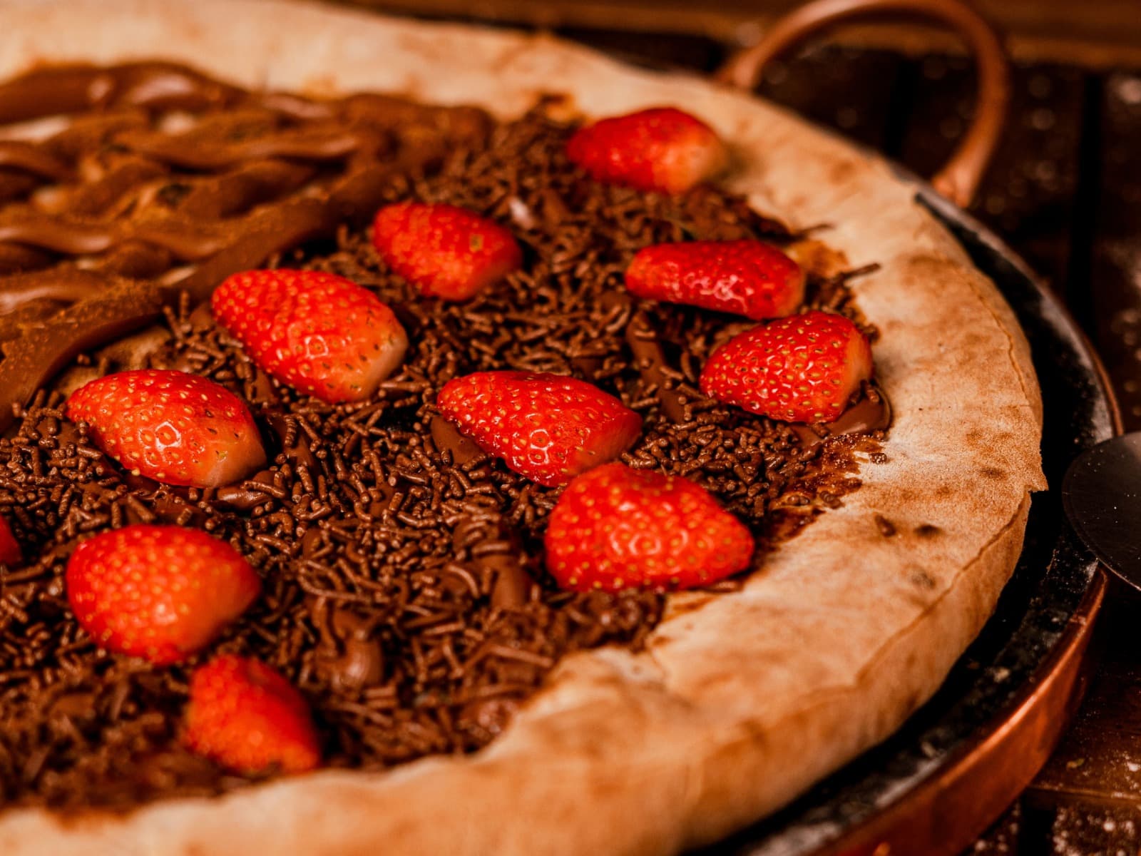 Pizza Doce de Chocolate